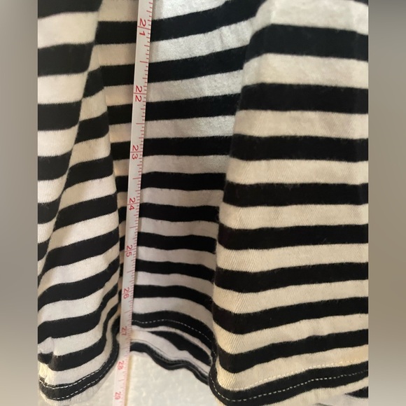 Urban outfitters black and white stripe cotton t shirt crew neck medium - Picture 5 of 5